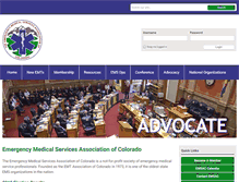 Tablet Screenshot of emsac.org